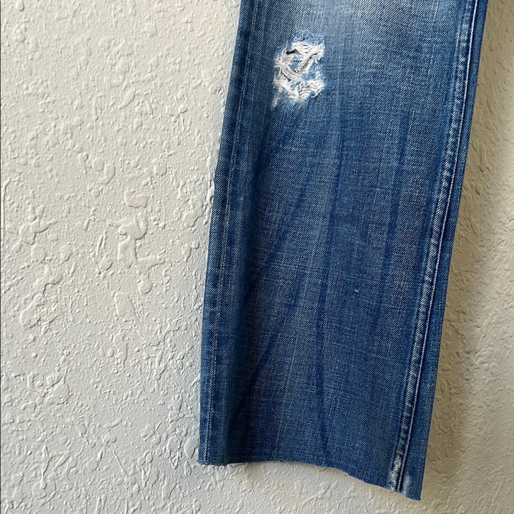 Diesel Blue Bootcut Jeans with Distressed Vintage Look - Picture 4 of 6